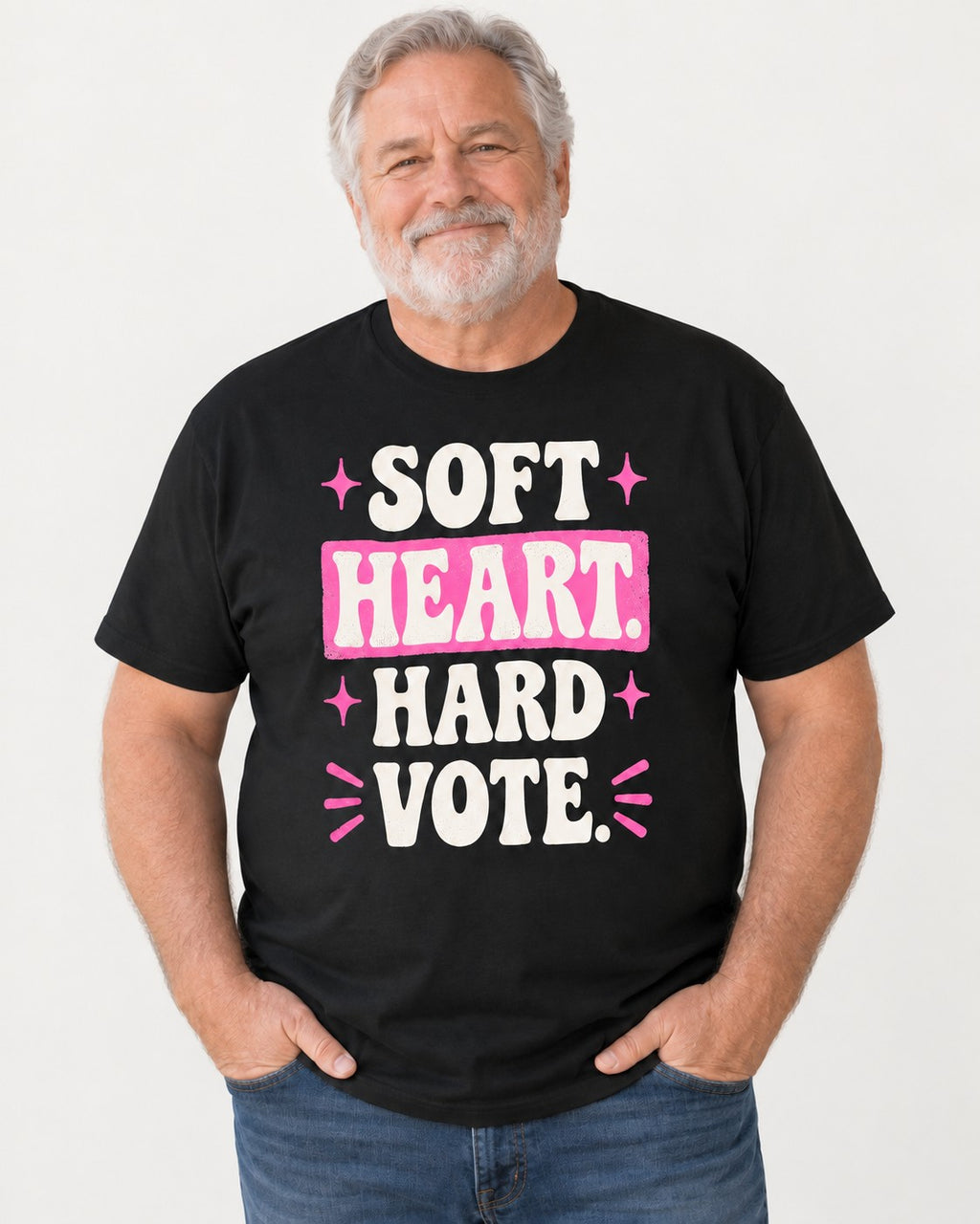 SOFT HEART. HARD VOTE. Tee