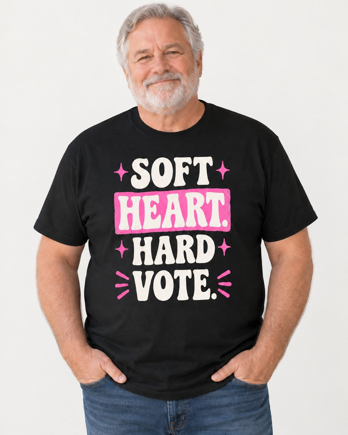 SOFT HEART. HARD VOTE. Tee