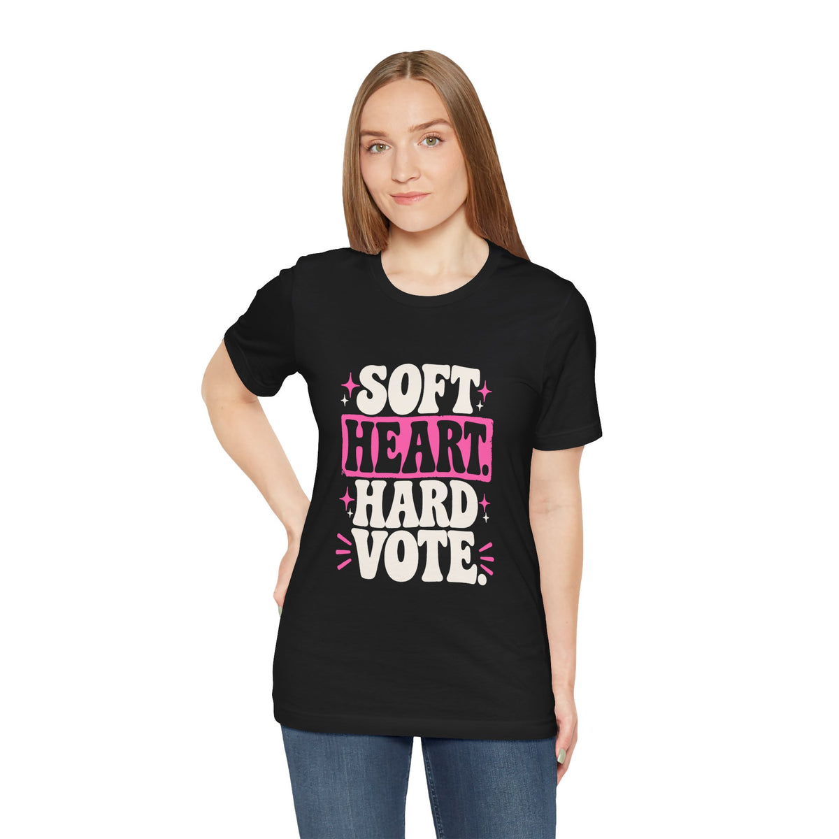 SOFT HEART. HARD VOTE. Tee