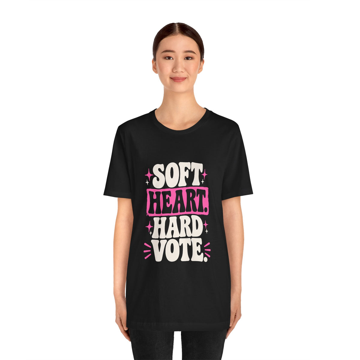 SOFT HEART. HARD VOTE. Tee