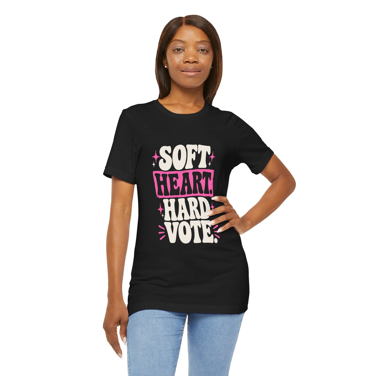 SOFT HEART. HARD VOTE. Tee